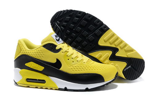 Nike Air Max 90 Premium Em Unisex Yellow Black Running Shoes Reduced